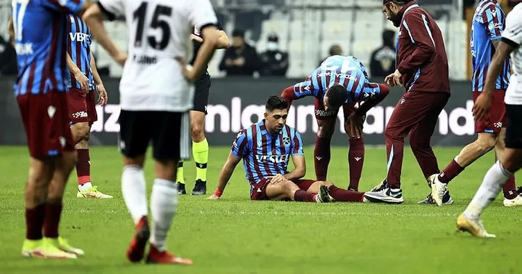 Dev maçta şanssız an! Beşiktaş-Trabzonspor maçında Bakasetas bir kez daha sakatlandı...