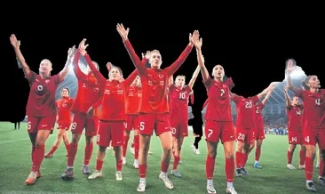 Kadın milliler gücünü gösterdi