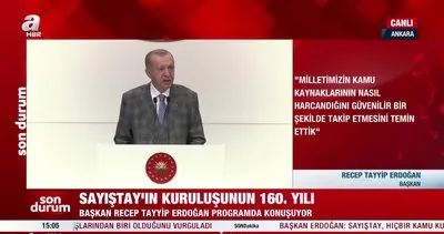 Son Dakika: Başkan Erdoğan’dan Sayıştay’ın 160. Kuruluş Yıl Dönümü Programı’nda önemli açıklamalar | Video