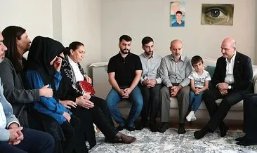 İçişleri Bakanı Süleyman Soylu’dan Yasin Börü’nün ailesine ziyaret