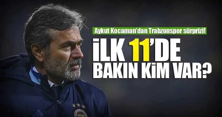 Aykut Kocaman’dan Trabzonspor sürprizi!