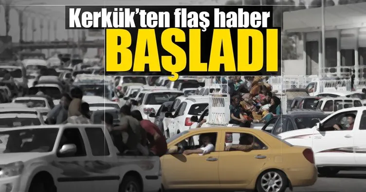 Kerkük'e dönüşler başladı