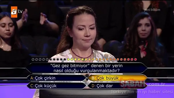 30.000 TL. bu soruda kaçtı! Kim Milyoner Olmak İster 831. bölüm soru ve cevapları