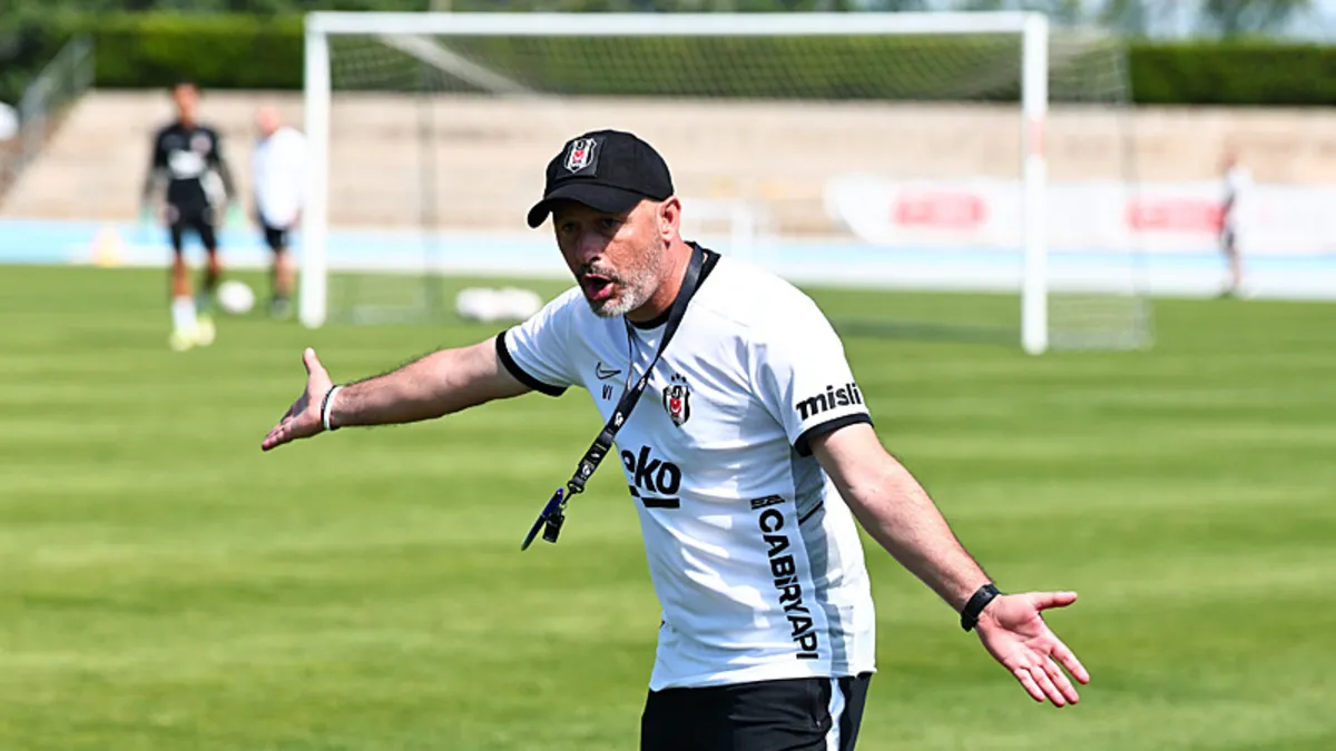 Beşiktaş futbol takımı Slovakya'da antrenman yaparken