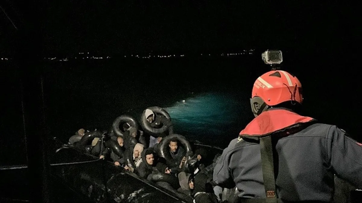 43 düzensiz göçmen yakalandı