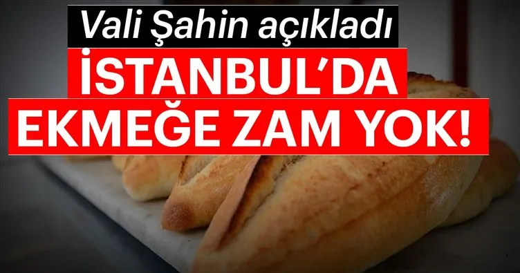 Istanbul Valisi Sahin Den Ekmek Fiyatlari Aciklamasi Sayfa 6 Ekonomi Haberleri