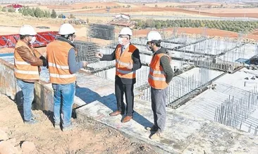 Sosyal konutlarda ilk temeller atıldı