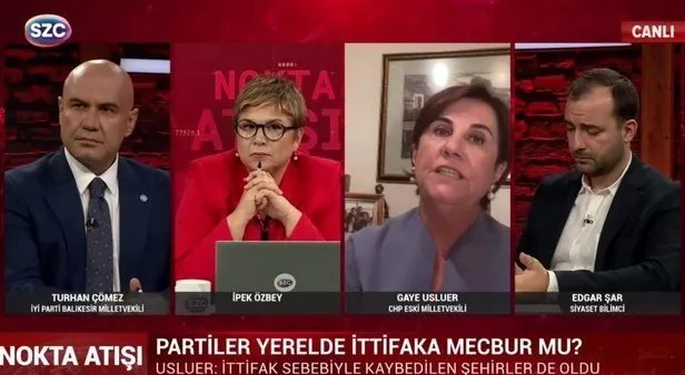 Muhalefette kaos! İYİ Partili Turhan Çömez ve CHP’li Gaye Usluer canlı yayında birbirine girdi: İpler iyice koptu