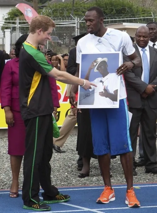 Prens Harry, Usain Bolt ile yarıştı