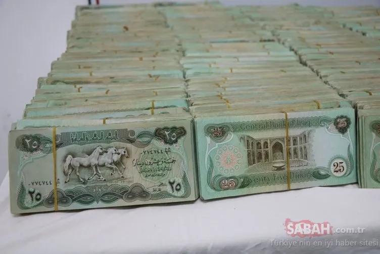 Diyarbakır’da 1 milyon Irak dinarı ele geçirildi