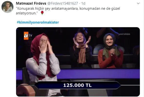 Kim Milyoner Olmak İster'de yarışan Ümmü Gülsüm Türkiye'yi duygulandırdı