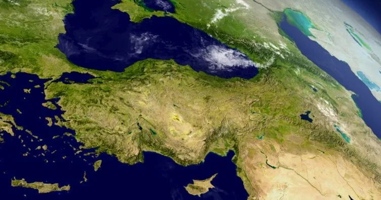 Akdeniz Bölgesi Fiziki Haritası - Dağ, Ova, Göl, Akarsu Coğrafi Yapılarını Gösteren Akdeniz Bölgesi Fiziki Haritası