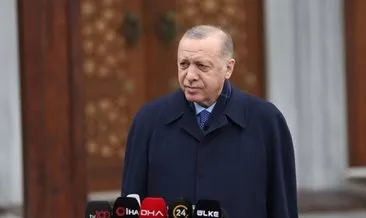 Başkan Erdoğan, cuma namazını Yıldız Hamidiye Camii’nde kıldı