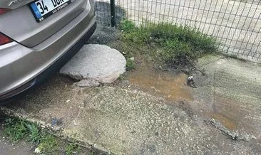 Lağım suları mahalleliyi isyan ettirdi
