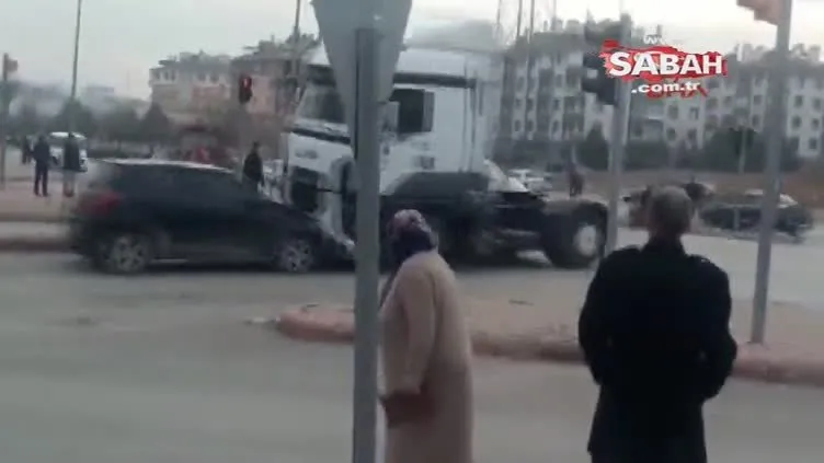 Konya trafik magandası TIR sürücüsü, aracındaki 'Aslan ağzı' figürü sayesinde yakalandı!
