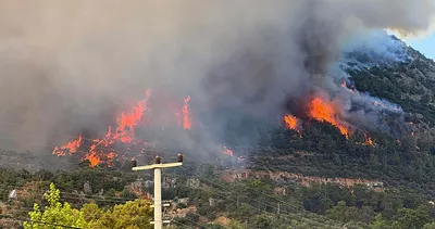 Muğla’da orman yangını! Ekiplerin müdahalesi sürüyor: Bir mahalle tedbir amacıyla boşaltıldı