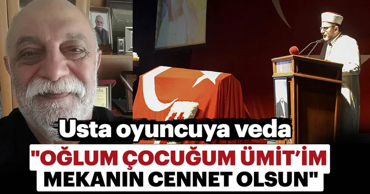 Oyuncu Ümit Yesin için tören düzenlendi