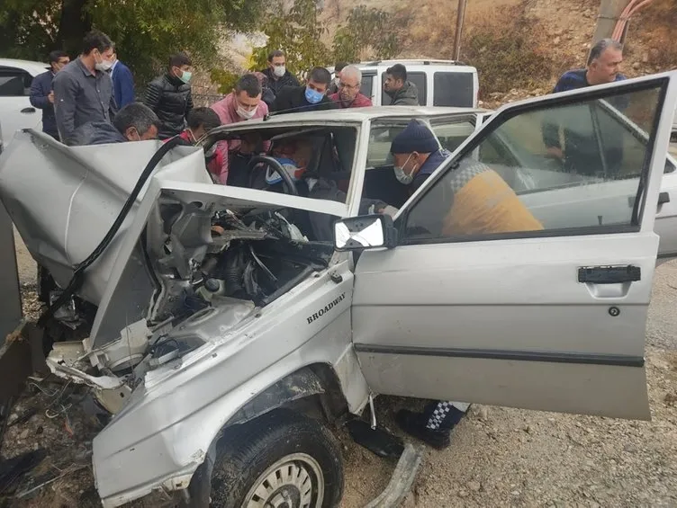 Malatya’da feci kaza! Sürücü yaralandı eşi kurtarılamadı! Korkunç kareler...