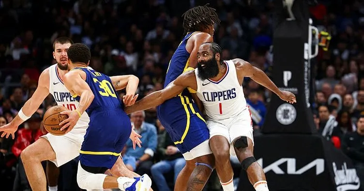 NBA’de Warriors’ı yenen Clippers, galibiyet serisini 6 maça çıkardı