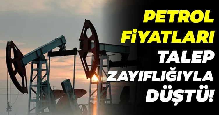Petrol fiyatları talep zayıflığıyla 55 doların altında