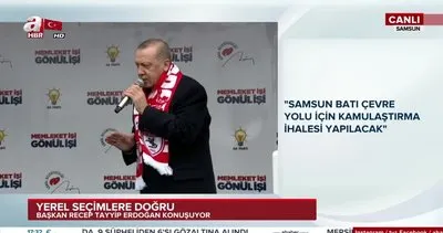 Cumhurbaşkanı Erdoğan’dan Samsun’da önemli açıklamalar