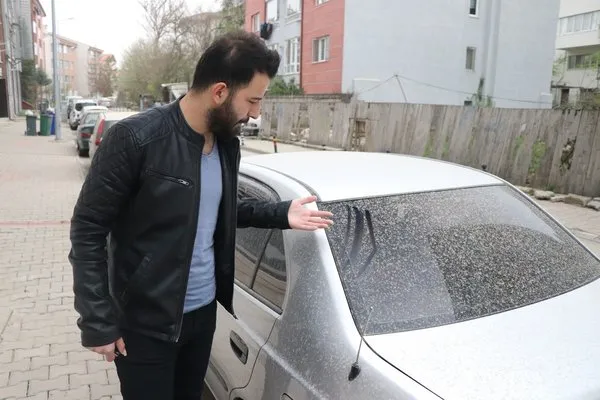 Bolu'da araçlar çamura bulandı
