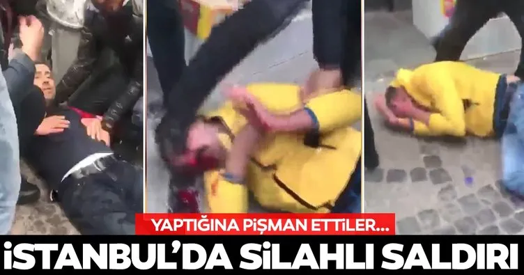 Son dakika: İstanbul’da silahlı saldırı! Yaptığına pişman ettiler!