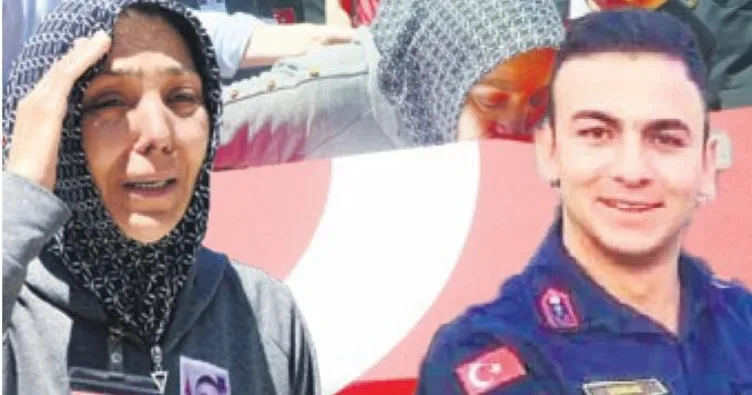 Şehit oğlunu asker selamıyla uğurladı