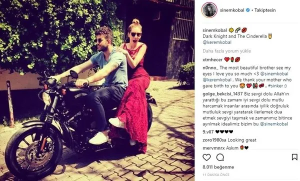 Ünlü isimlerin Instagram paylaşımları (30.03.2018) (Almeda Abazi)