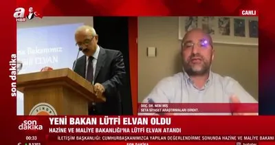Yeni Hazine ve Maliye Bakanı Lütfi Elvan’dan son dakika açıklaması! Lütfi Elvan kimdir? | Video