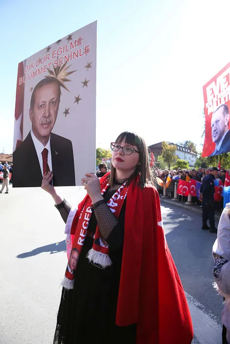 Cumhurbaşkanı Erdoğan'a Sırbistan'da sevgi seli