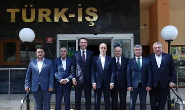 Bakan Bayraktar, Türk-İş Genel Başkanı Atalay ile bir araya geldi