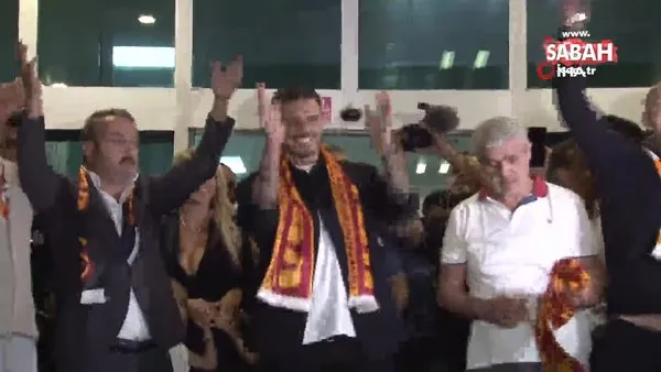 Galatasaray'ın flaş transferi Mauro Icardi, İstanbul'a geldi | Video