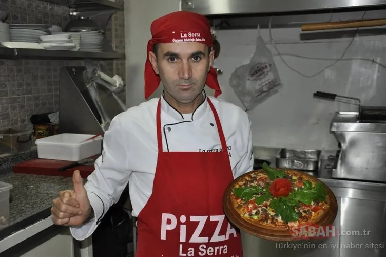 Diyarbakırlı pizzacı 22 yıllık hayalini gerçekleştirdi!