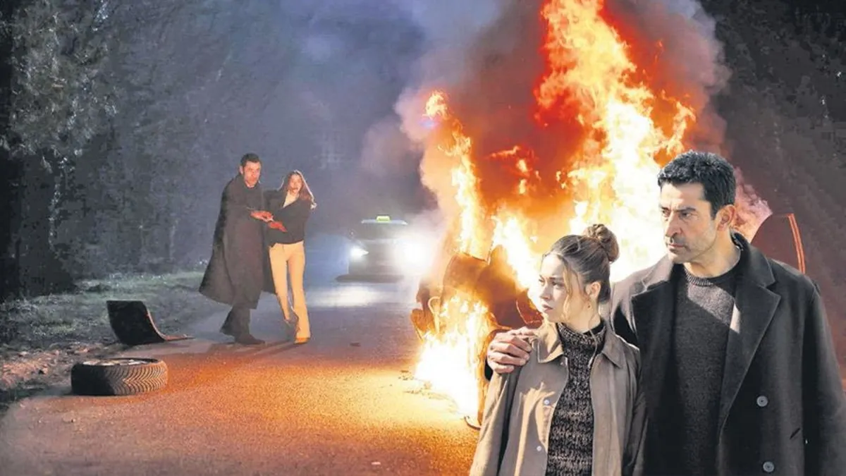 Doğan gemileri yakıyor