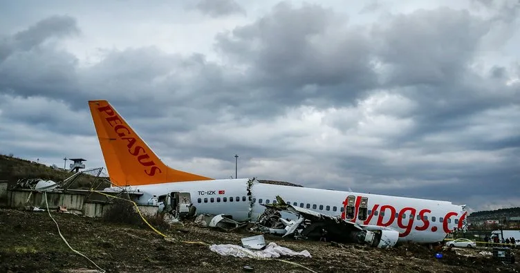Sabiha Gökçen Havalimanı’ndaki uçak kazasına ilişkin ön rapor hazırlandı