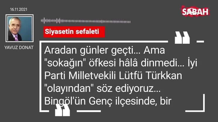 Yavuz Donat | Siyasetin sefaleti
