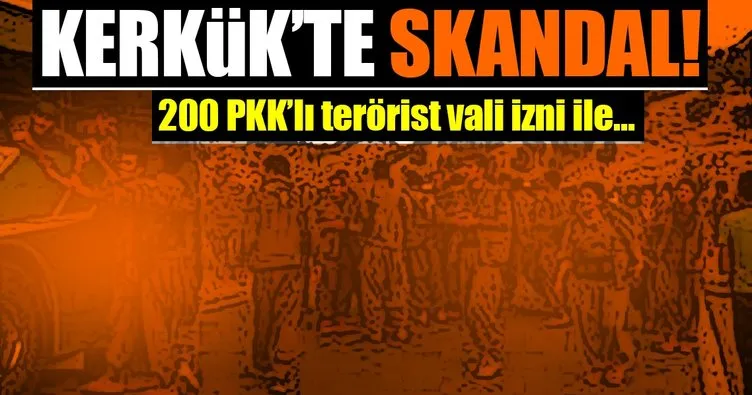 Valinin izniyle Kerkük’e 200 PKK’lı getirildi!