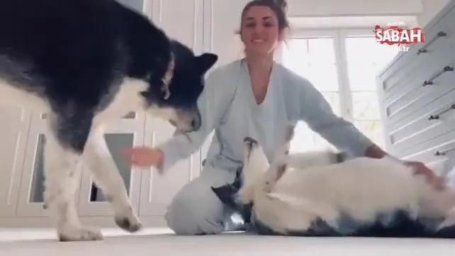 Hande Erçel, lüks villasındaki giyinme odasından paylaştı, sosyal medyayı salladı | Video