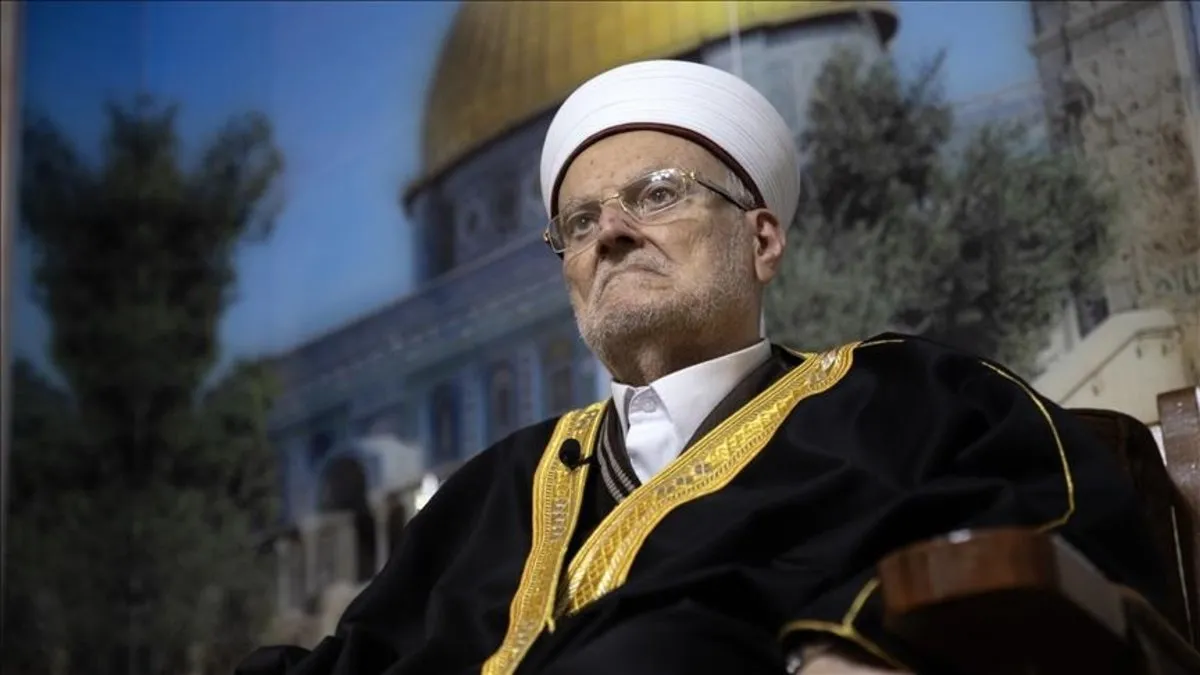 Mescid-i Aksa İmam Hatibi Sabri, Yüzyılın Anlaşması Aksa’yı Yahudilere devretmeyi amaçlıyor Mescid-i Aksa İmam Hatibi Sabri, Yüzyılın Anlaşması Aksa’yı Yahudilere devretmeyi amaçlıyor