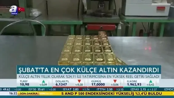 Şubatta en çok külçe altın kazandırdı