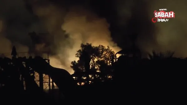 Yakıt tankının patladığı 5 yıldızlı otel alev alev yandı | Video