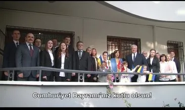 Ukrayna Büyükelçiliğinden “ anlamlı “ Cumhuriyet Bayramı kutlaması