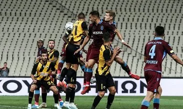 AEK - Trabzonspor maçı Trabzon yerel basınında