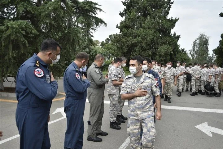 Türk F-16’ları Azerbaycan’da! Dosta güven düşmana korku verdiler