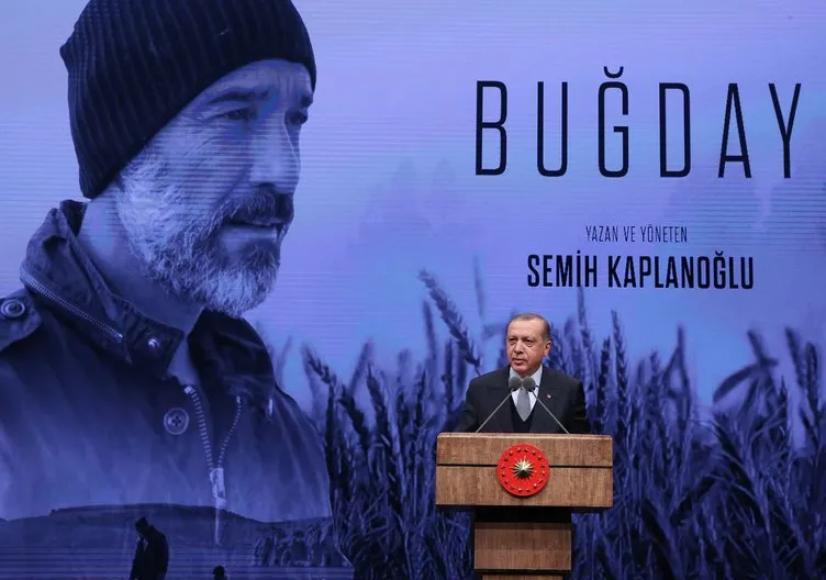 Cumhurbaşkanı Erdoğan, Buğday filminin galasına katıldı