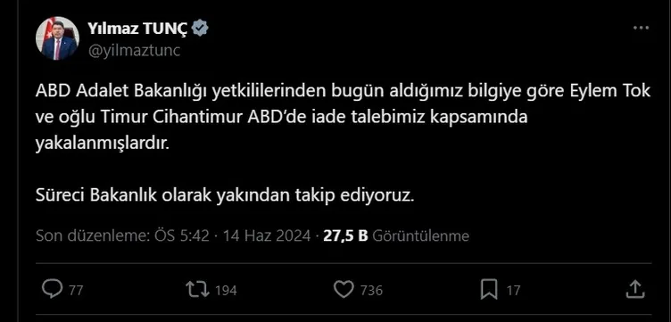 SON DAKİKA! Eylem Tok ve oğlu Timur yakalandı!