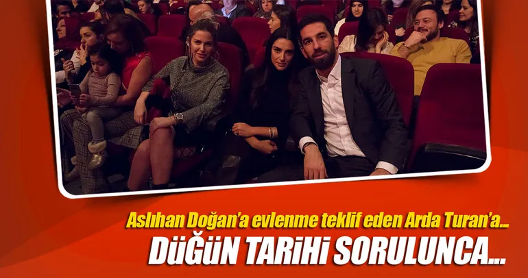 Arda Turan’a düğün tarihi sorulunca...