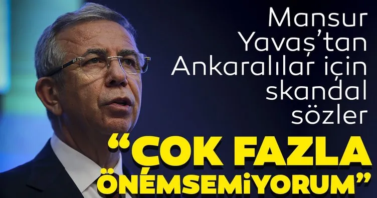 CHP’li Mansur Yavaş’tan Ankaralılar için skandal sözler: “Kırsal kesimi çok fazla önemsemiyorum”