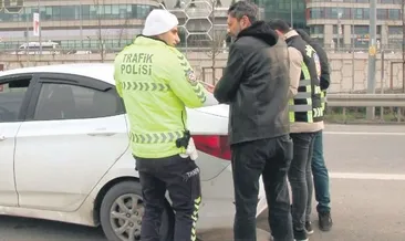 Çakar lambaya ceza yağdıyağdı